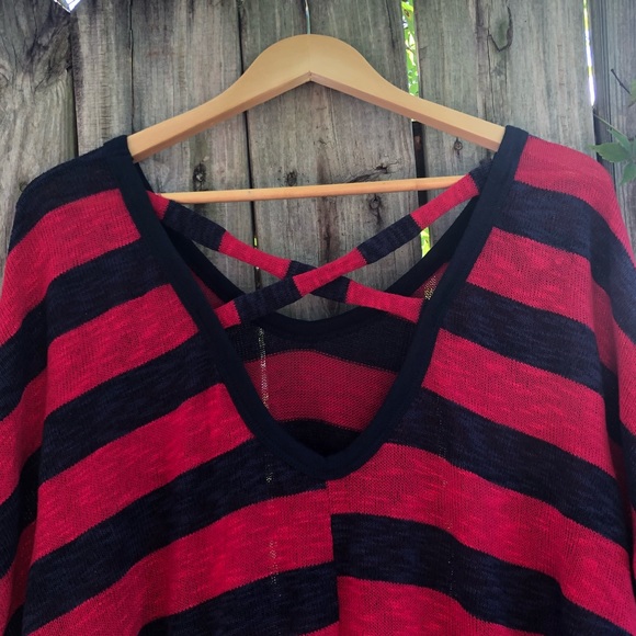 NEW Crossback striped top - Picture 7 of 7